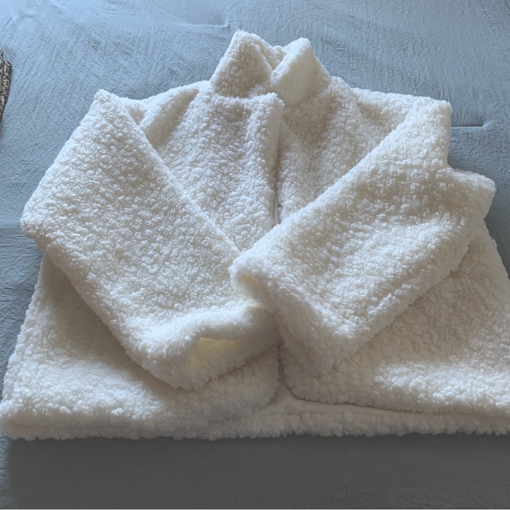 Off White Forever 21 Shearling Jacket - image 7